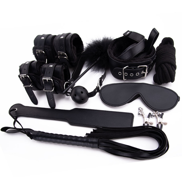 10-teiliges Sex-Bondage-Set f&uuml;r weibliches BDSM, Spielzeug f&uuml;r Erwachsene