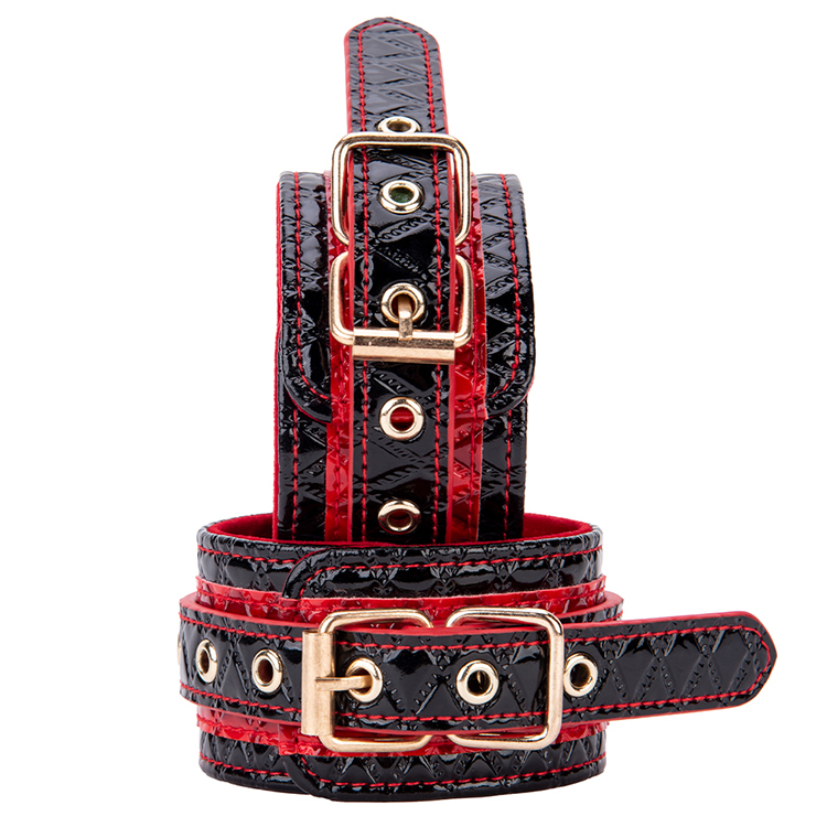 Premium-PU-Leder-Handschellen, erotisches Spielzeug f&uuml;r Erwachsene, f&uuml;r Paare, BDSM-Fesseln, SM-Bondage