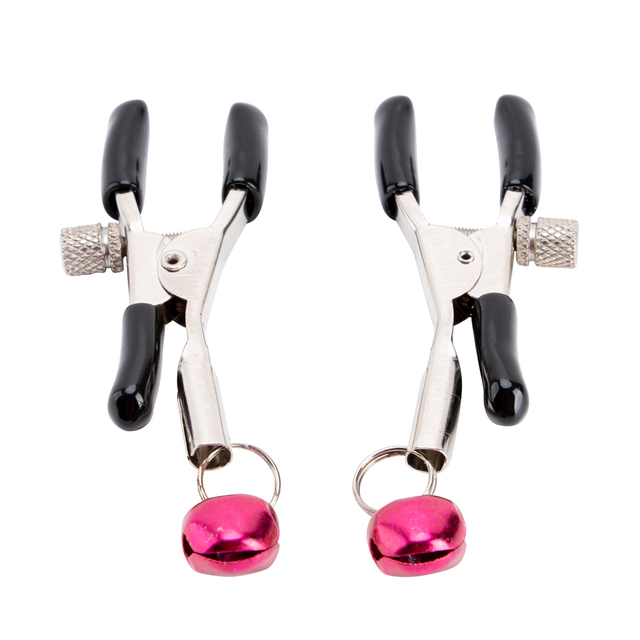 Set di ritenuta femminile per clip per capezzoli Coppia sexy BDSM con clip per capezzoli a campana Regalo per giochi di coppia