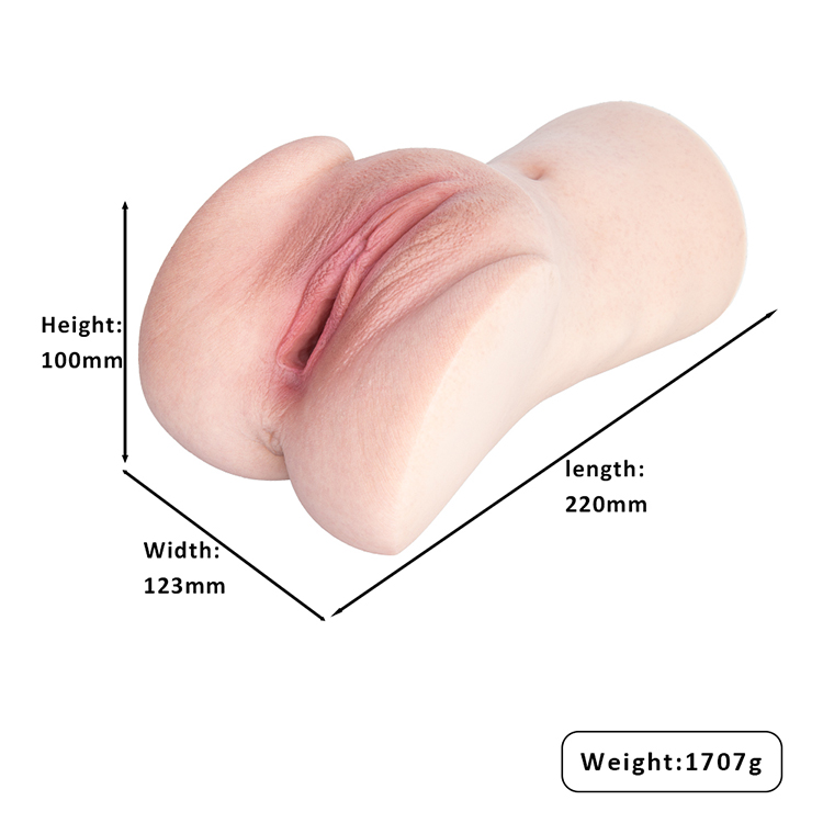 Realistischer m&auml;nnlicher Masturbator aus fl&uuml;ssigem Silikon mit 3D-dicker Vagina-Taschenmuschi f&uuml;r M&auml;nner