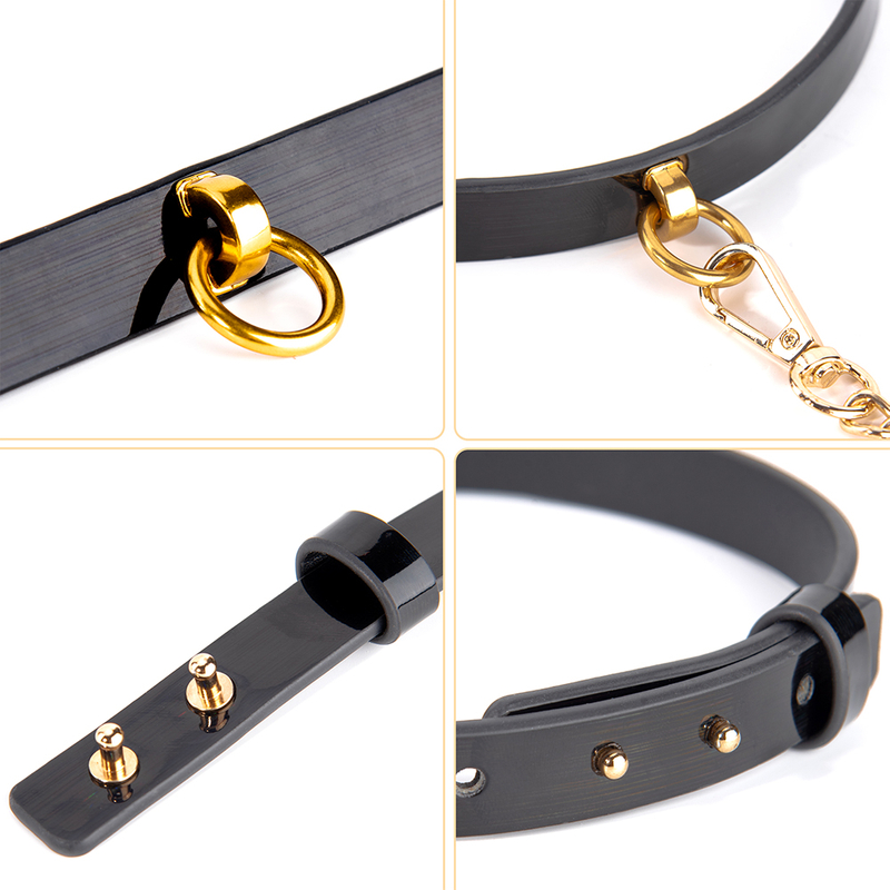 Frauen-Rollenspiel-Luxushalsband und Sexspielzeuge, verstellbare Sklavenfesseln, Produkte f&uuml;r Erwachsene, SM-Bondagehalsband f&uuml;r Paare