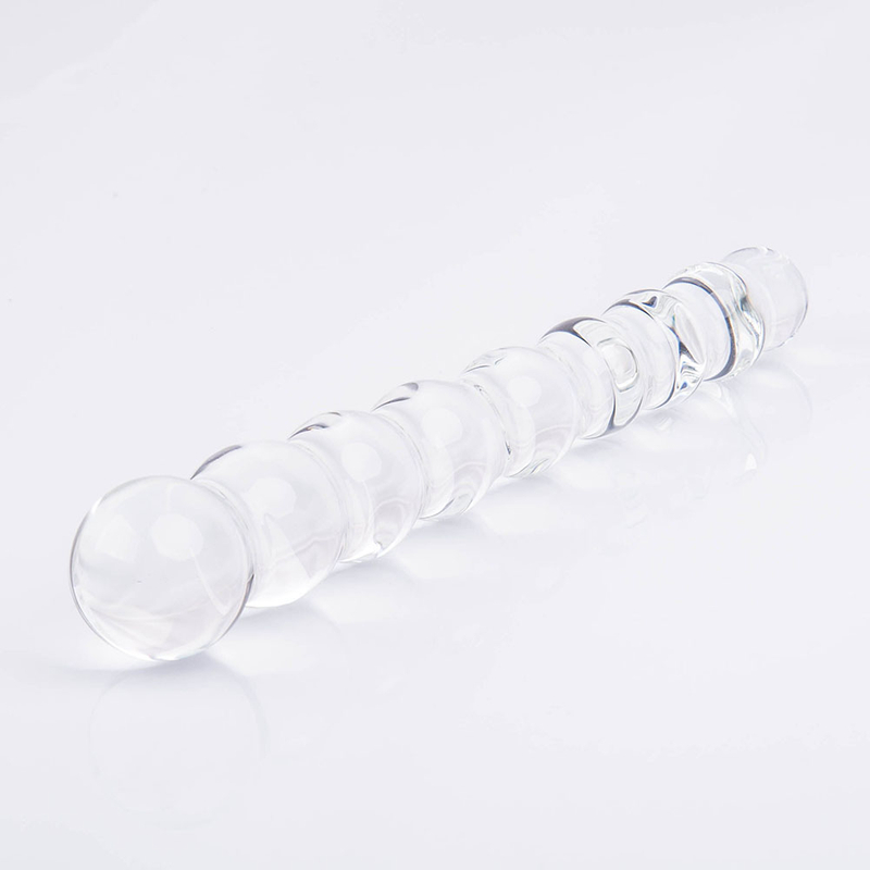 Hoog borosilicaatglas 9 stuks rond kraalglas