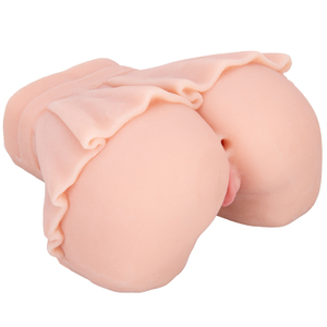 Masturbatori maschili realistici 2 in 1 Masturbatore per ragazza con gonna vaginale per uomo