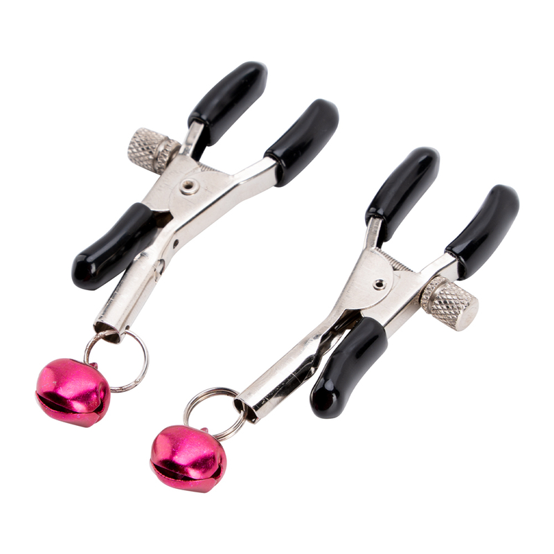 젖꼭지 클립 여성 구속 세트 BDSM 섹시한 커플 벨 젖꼭지 클립 선물 커플 게임 선물