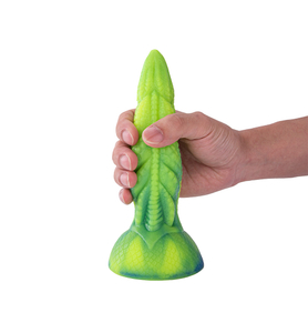 Fallo realistico mostruoso con forte ventosa Basilisk Silicone Fallo Flessibile Dragon Fallo anale per donna