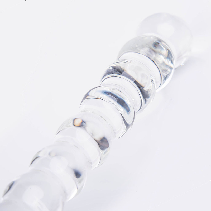 Hoog borosilicaatglas 9 stuks rond kraalglas