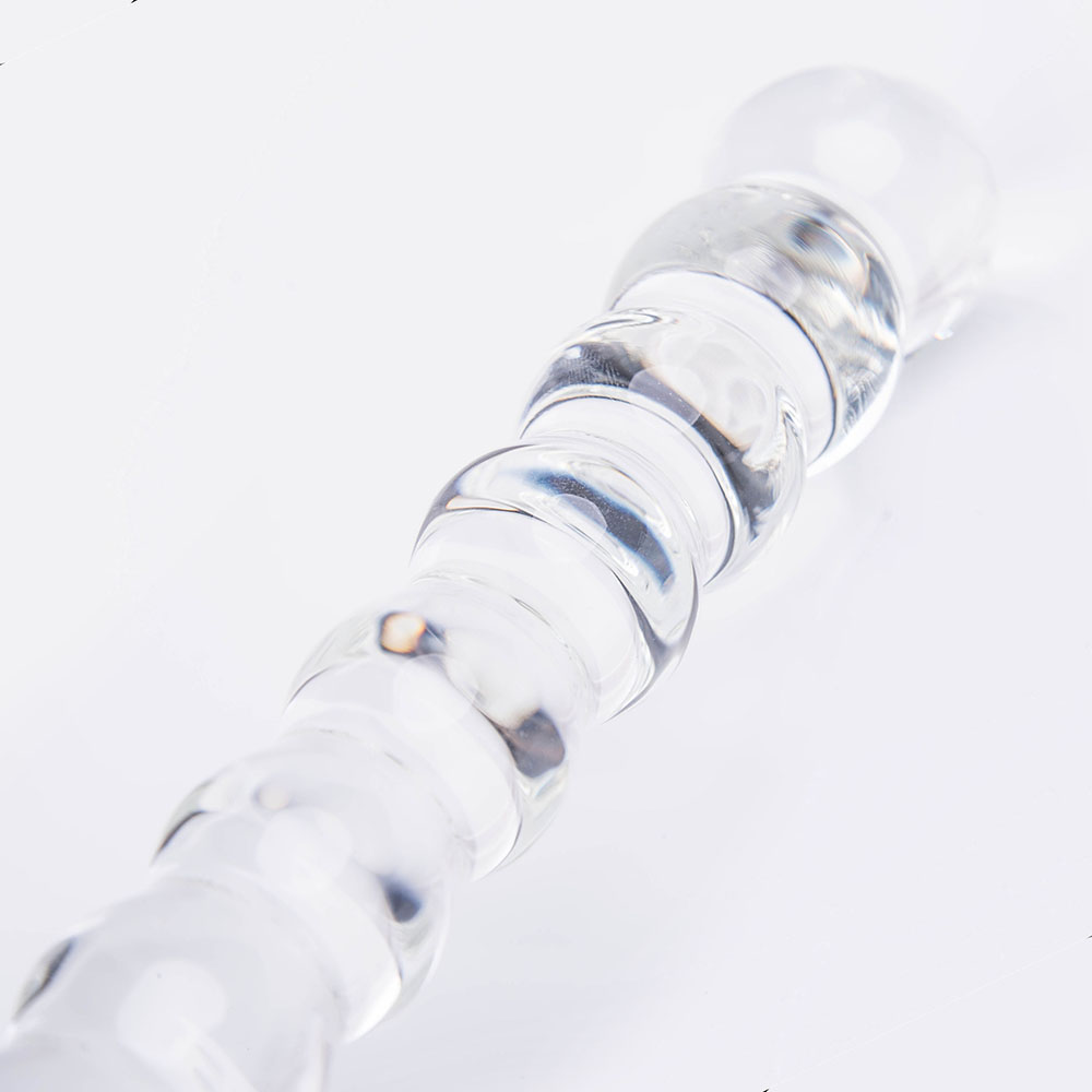 Hoog borosilicaatglas 9 stuks rond kraalglas