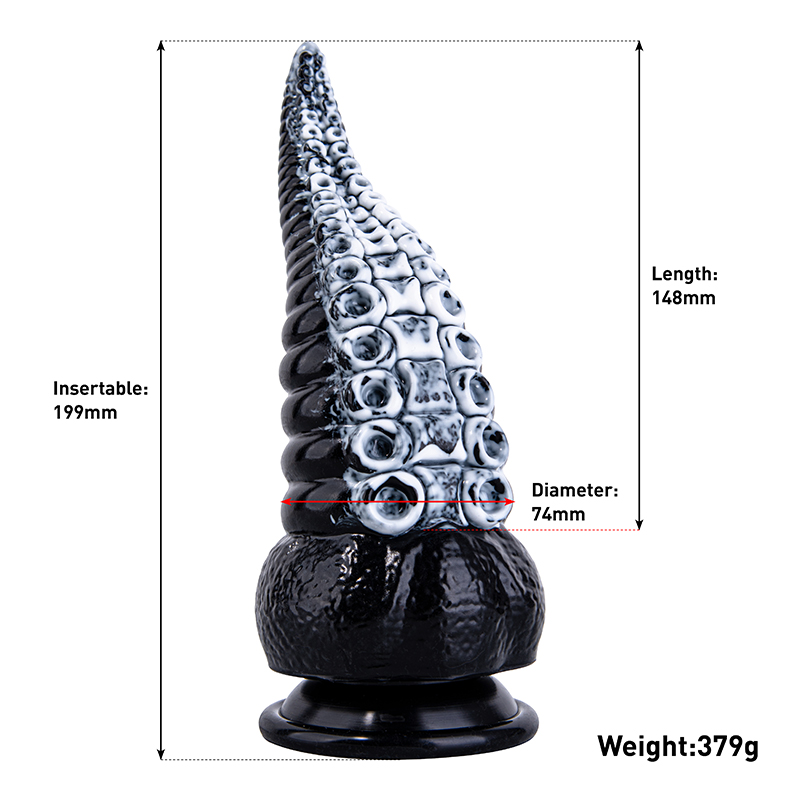 Fantasie bunter Tentakel-Monster-Dildo, gro&szlig;es dickes Oktopus-Form-Erwachsenenspielzeug f&uuml;r den Gro&szlig;handel