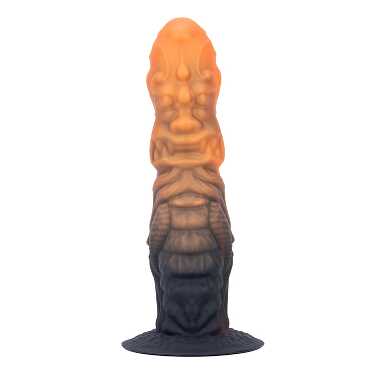 Bunter Silikon-Masturbationsspielzeugdildo im Big-Disk-Stil