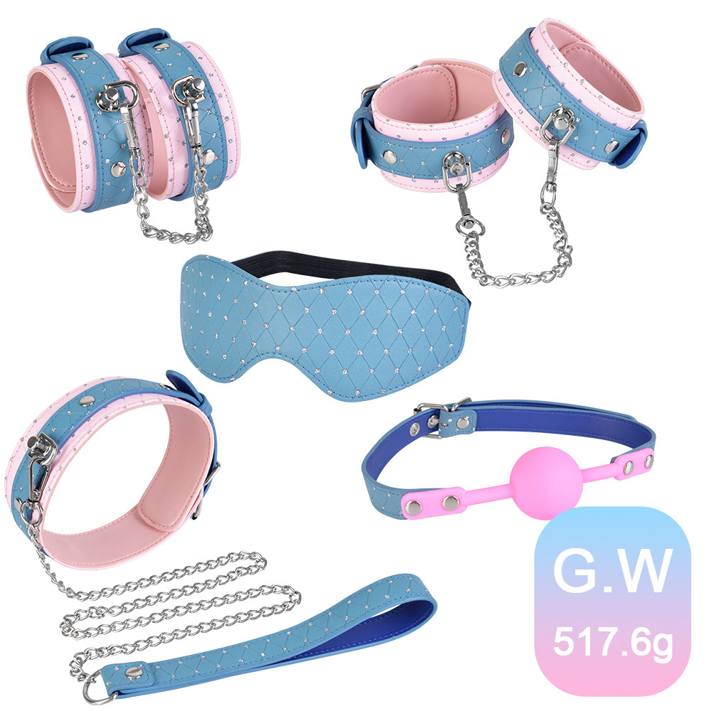 5-teiliges BDSM-Bondage-Set f&uuml;r Erwachsene, Cosplay, 5-teilige Kollektion f&uuml;r Flirt- und SM-Abenteuer von Paaren