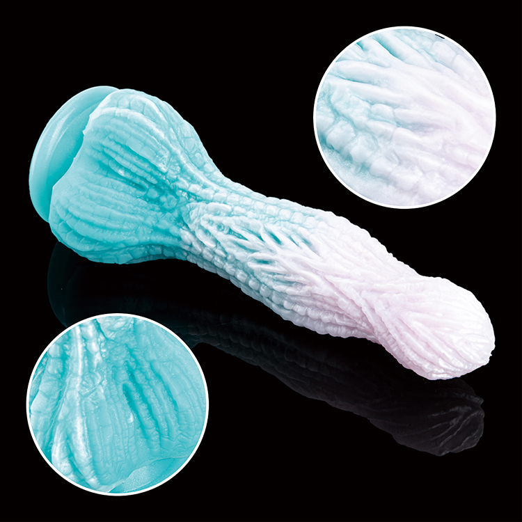 Nuovo enorme dildo in silicone colorato con drago e giocattolo mostro lungo a ventosa per giochi anali e fantasy