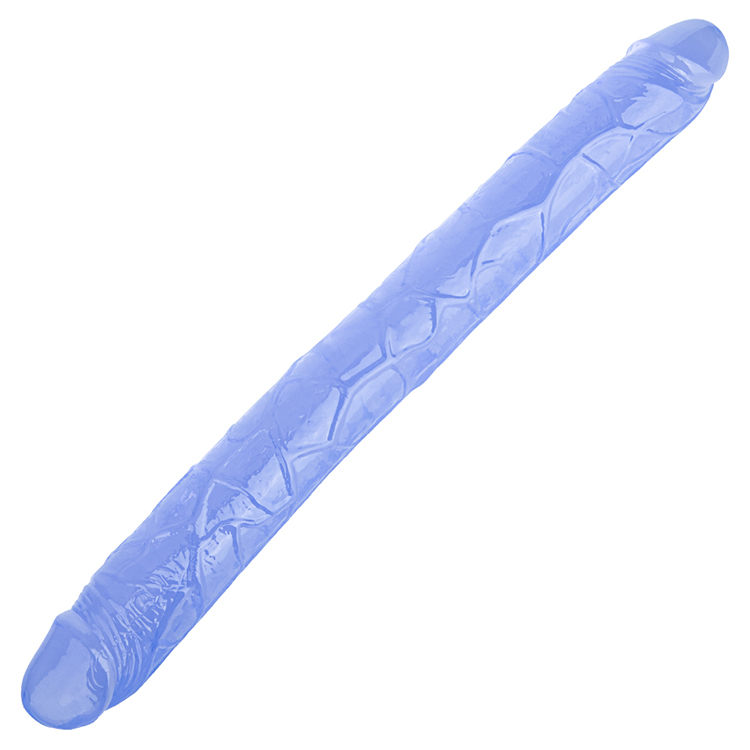 Dildo mostruoso in silicone di colore trasparente con design fantasy per donna, forte ventosa aliena