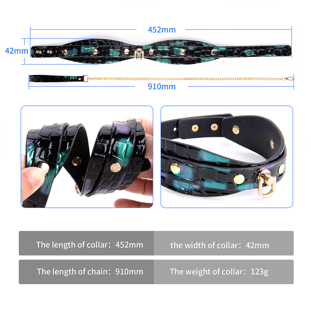 女性ロールプレイ高級首輪と大人のおもちゃ調節可能な奴隷拘束アダルト製品 SM ボンデージ首輪カップル用