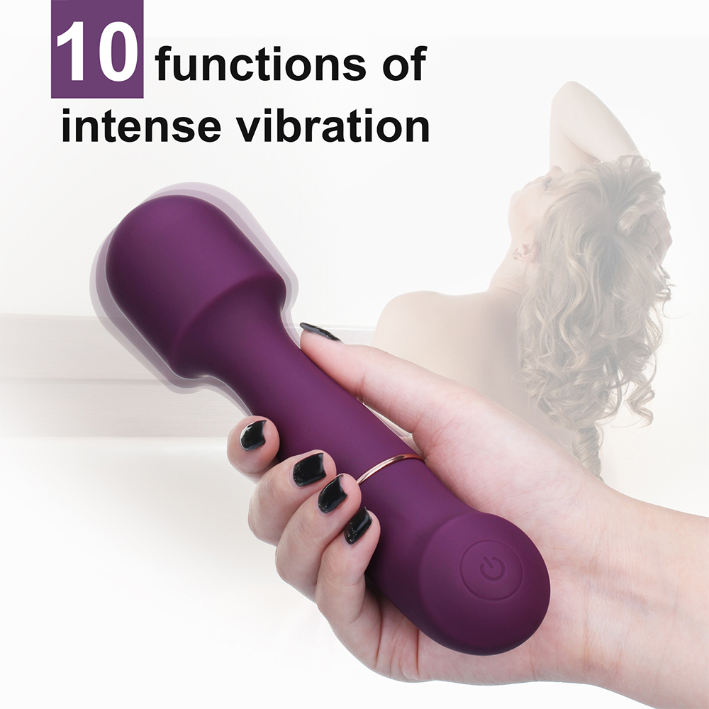 Duurzame 10 soorten vibratiemodus draadloze oplaadbare wandstimulator