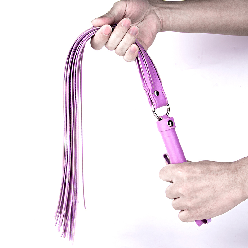 SM Games Frusta in pelle PU per donna/uomo