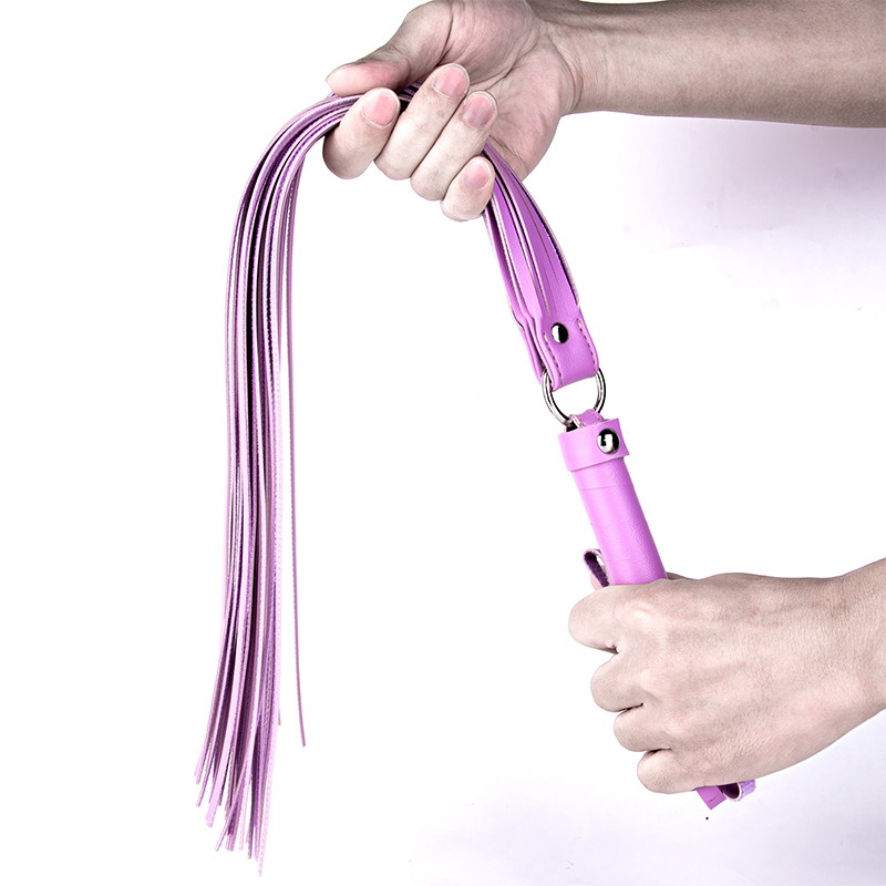 SM Games Frusta in pelle PU per donna/uomo