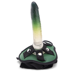 Bondage riem riem op dildo voor dames