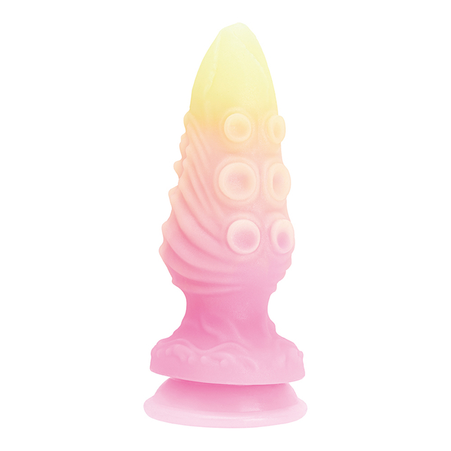 Pene adulto realistico in silicone irregolare arcobaleno