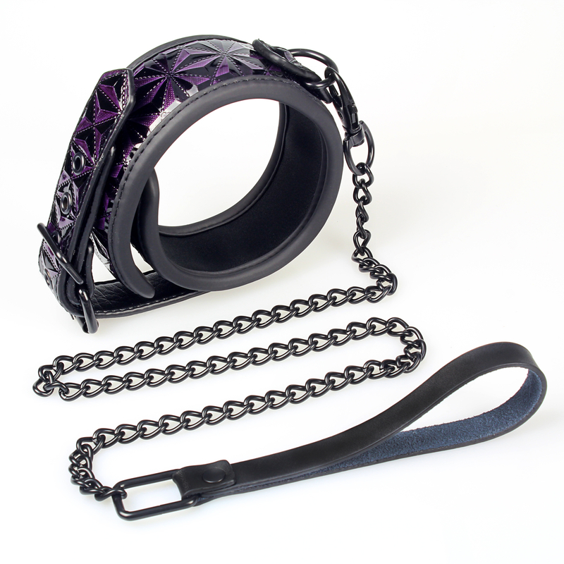 7PSC 大人のおもちゃボンデージセット 7 ピース パープル ダイヤモンド BDSM ギフトキット カップル用