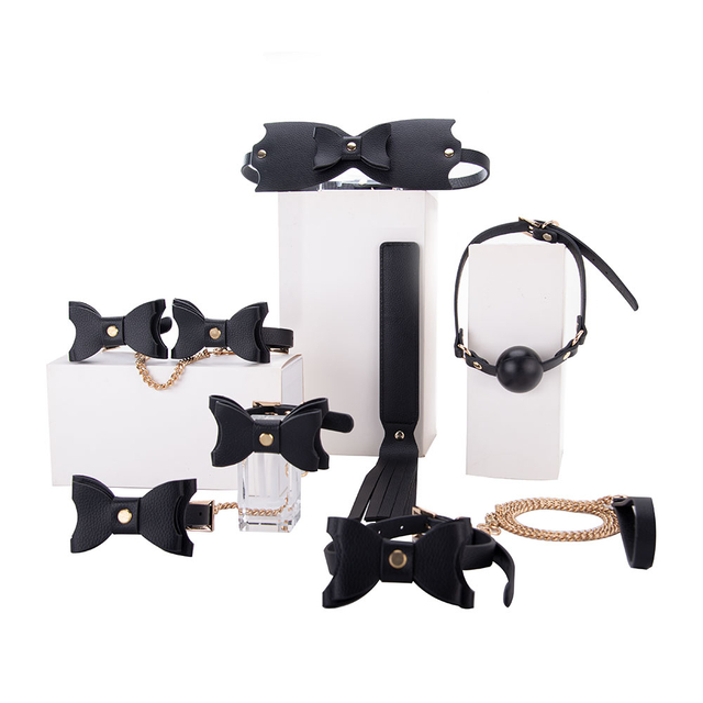 Fesseln PU-Leder-Bondage-Set f&uuml;r Erwachsene, Sexspielzeug