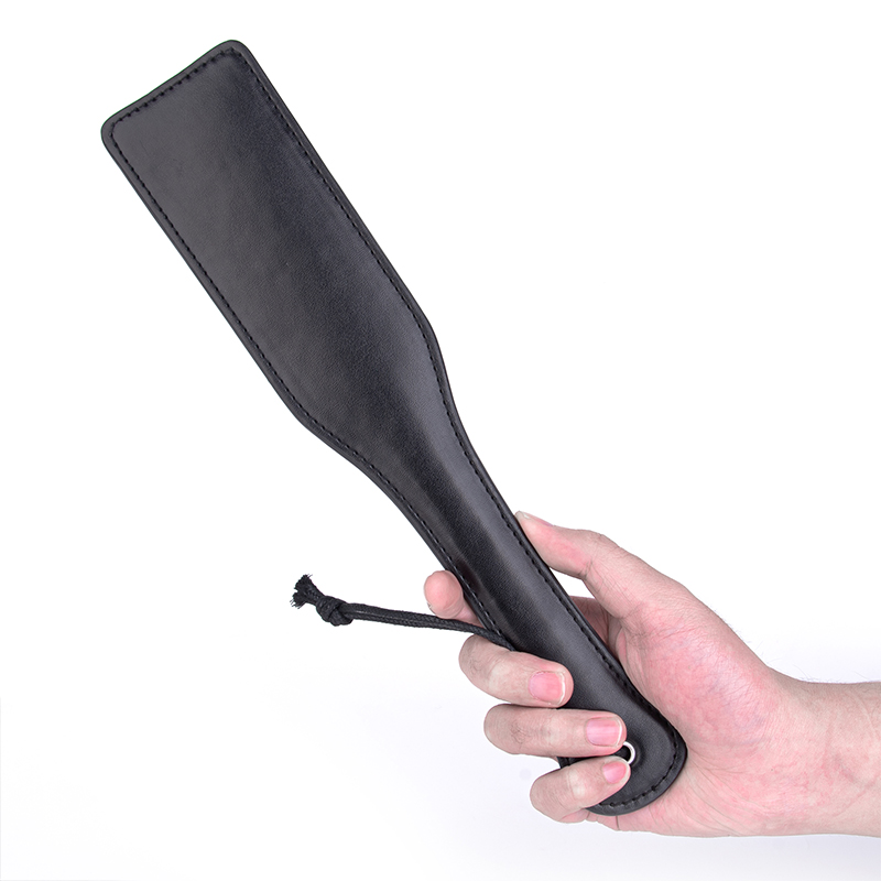 Pagaia in pelle PU premium Design minimalista BDSM Kinky Fetish Pain Play Pagaie per sculacciate in pelle PU