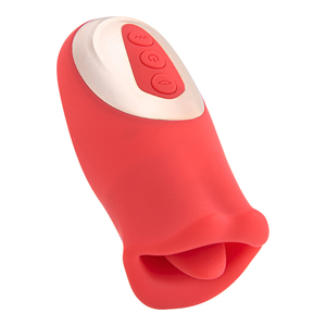 Nieuwe collectie rode intrekbare zuigvibrator
