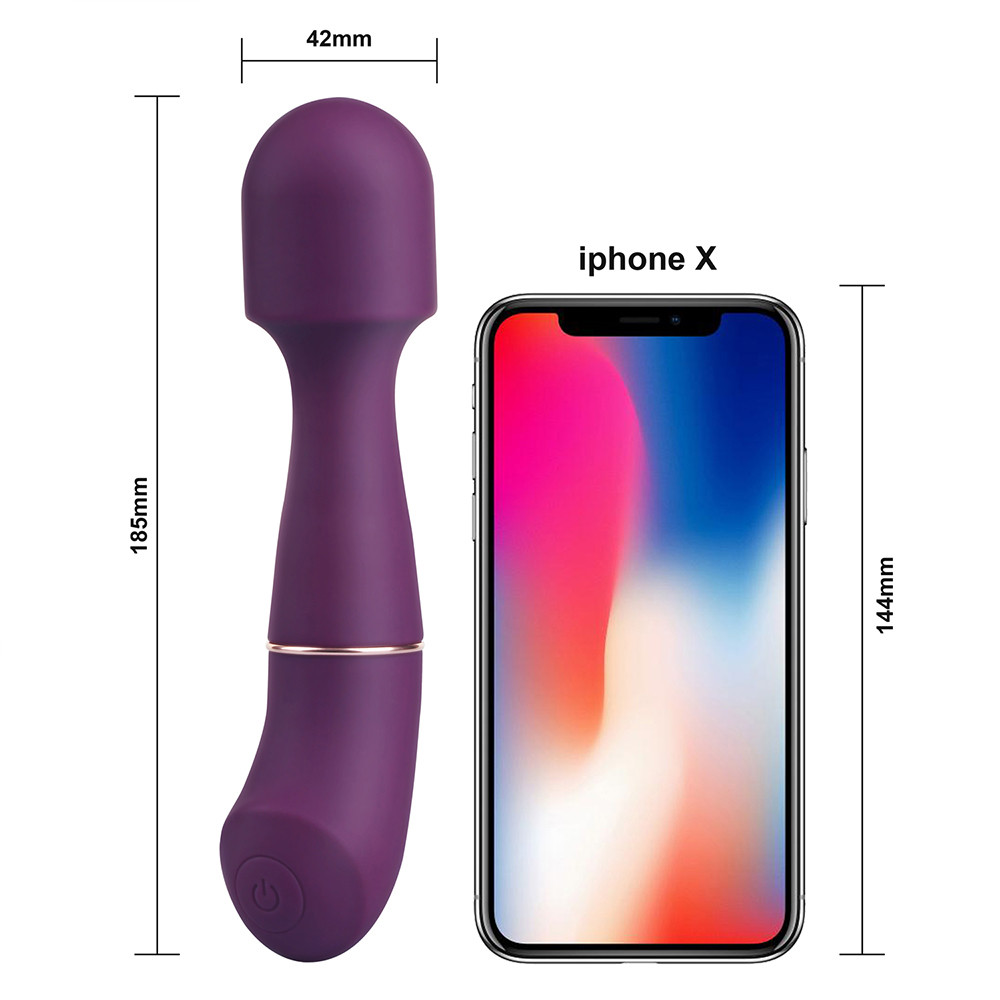 Duurzame 10 soorten vibratiemodus draadloze oplaadbare wandstimulator