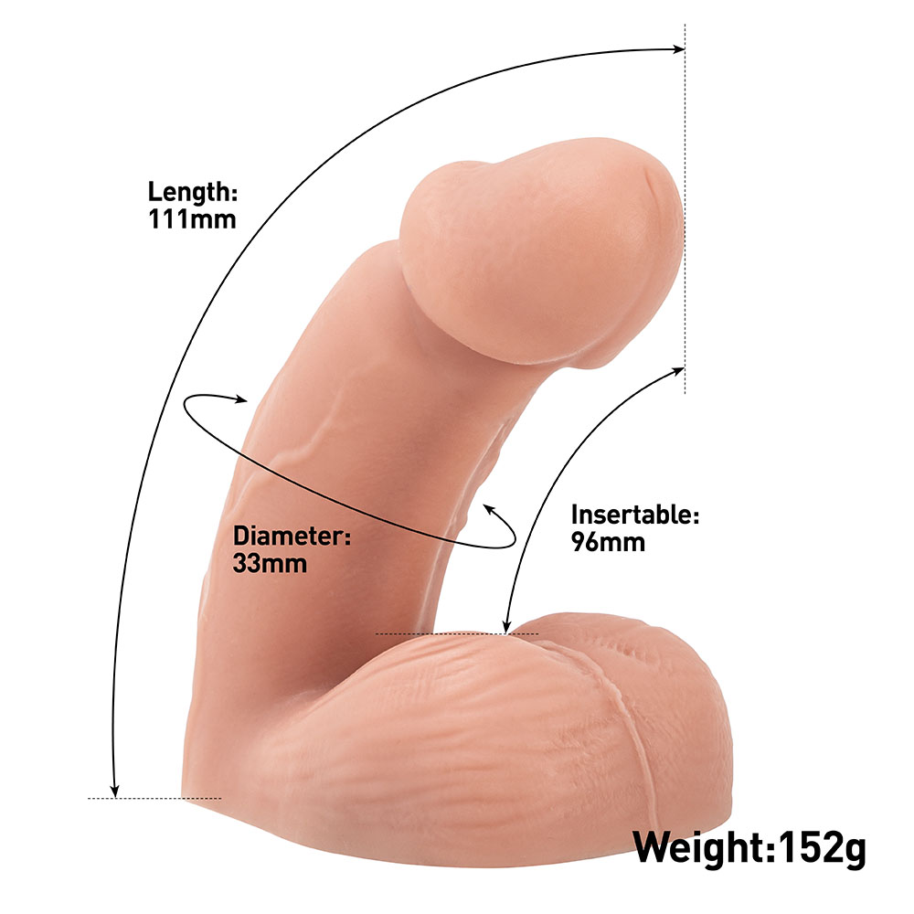Dildo realistico in silicone materiale sicuro per dildo anali da donna