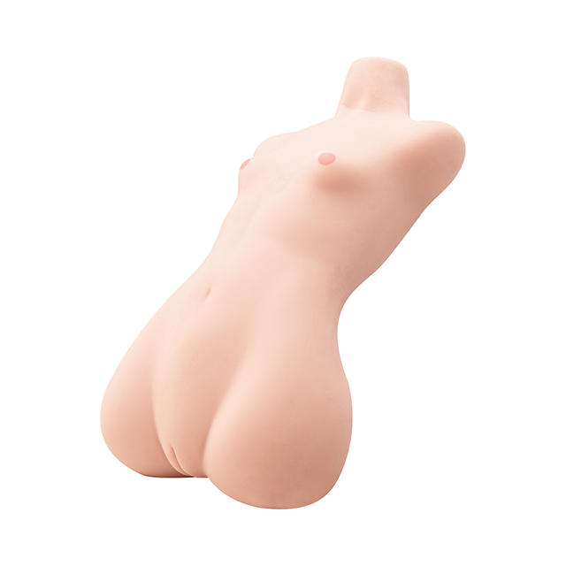남자를 위한 절반 몸 성 장난감 인형 몸통 현실적 음모 자위 행위자