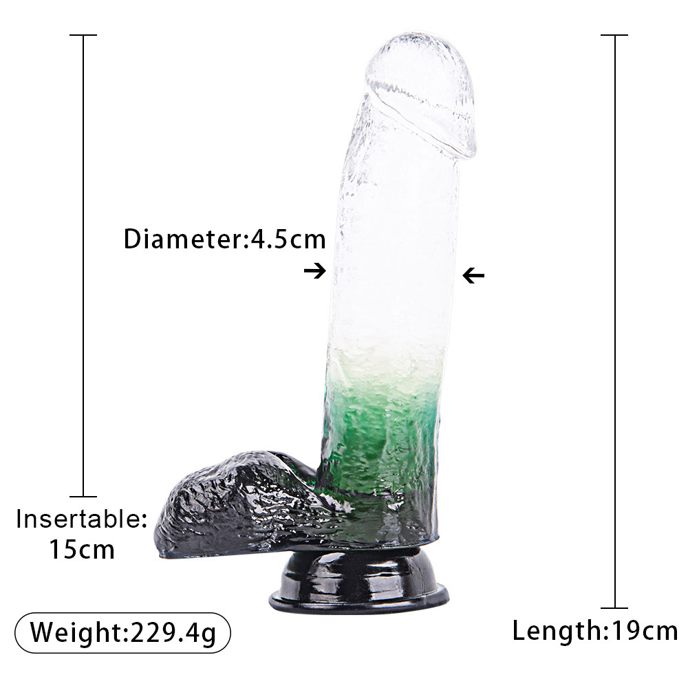 Hochwertiger realistischer TPR-Dildo