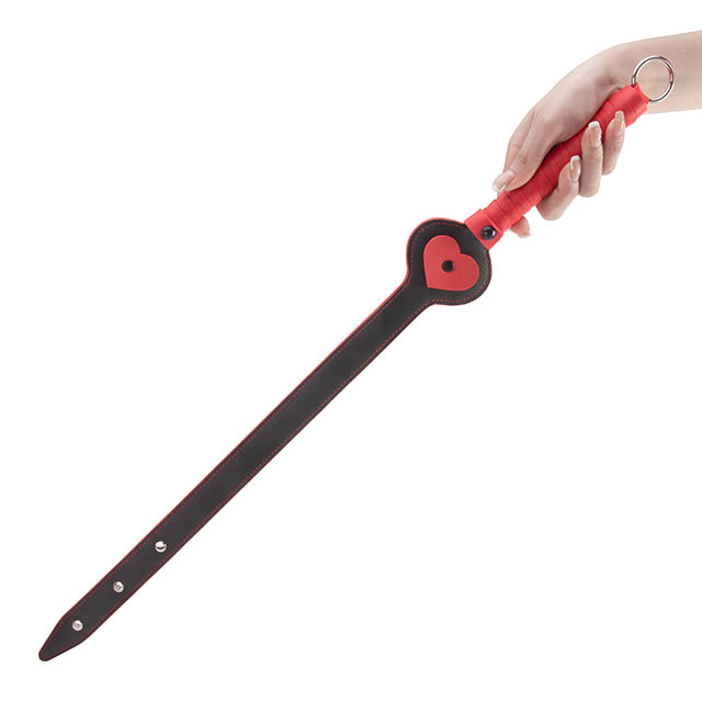  Fetish Pain Play Sklaven-Spanking-Paddel aus PVC-Leder