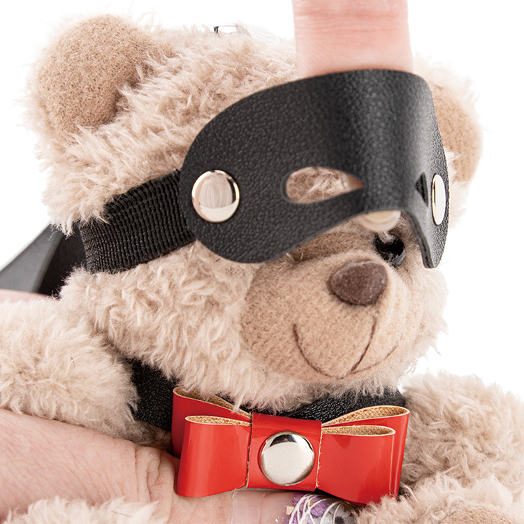 キーホルダー PU レザー BDSM クマ 弓付き