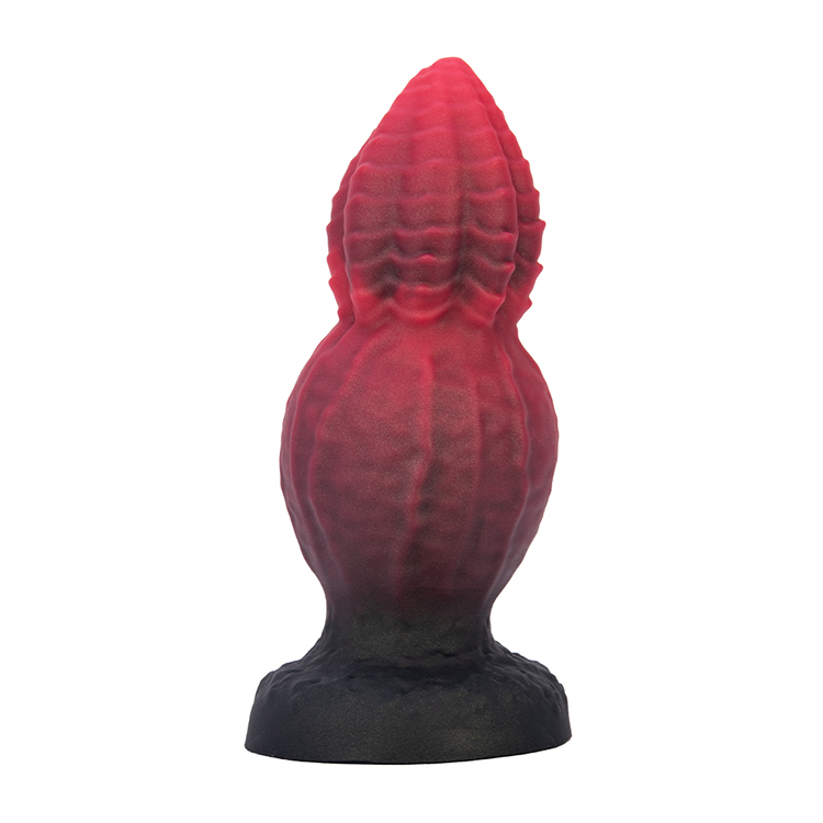 Masturbationsspielzeug-Dildo aus Silikon in verschiedenen Farben im K&uuml;rbis-Stil