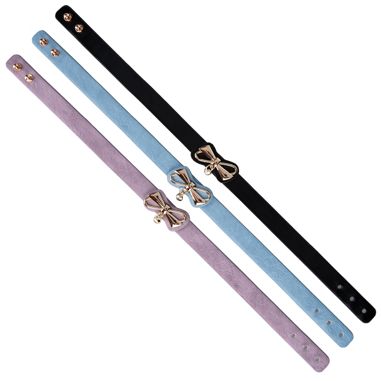 Collare e catena bondage blu gotico Set BDSM femminile Carnevale Punk Regalo per coppie