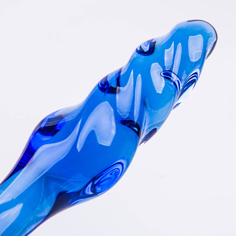 高品質ソフト防水ブルー PVC 小型アナルトレーナーバットプラグアナルマッサージャー大人の大人のおもちゃ