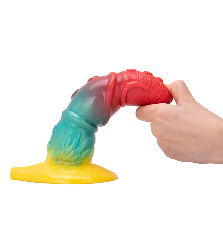 Dildo del drago cattivo con stampa a trasferimento termico