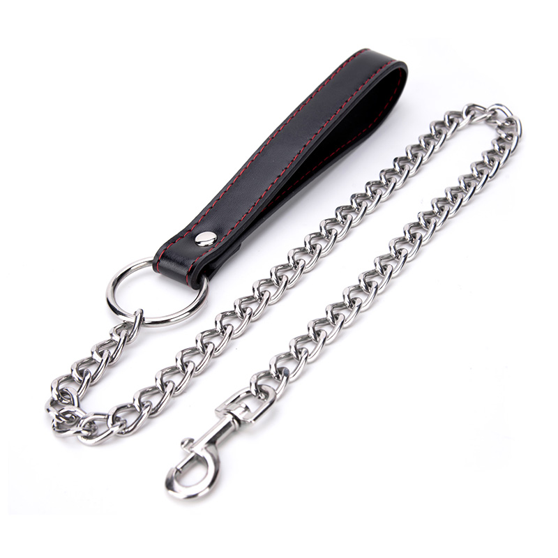Schwarz und Rot mit Schloss, BDSM-Halsband, Bdsm-Bondage-Halsband und Leine-Set, Frauen, Rollenspiel, Sexspielzeug, verstellbare Sklavenfesseln, Erwachsene Produkte, SM-Bondage-Halsband f&uuml;r Paare