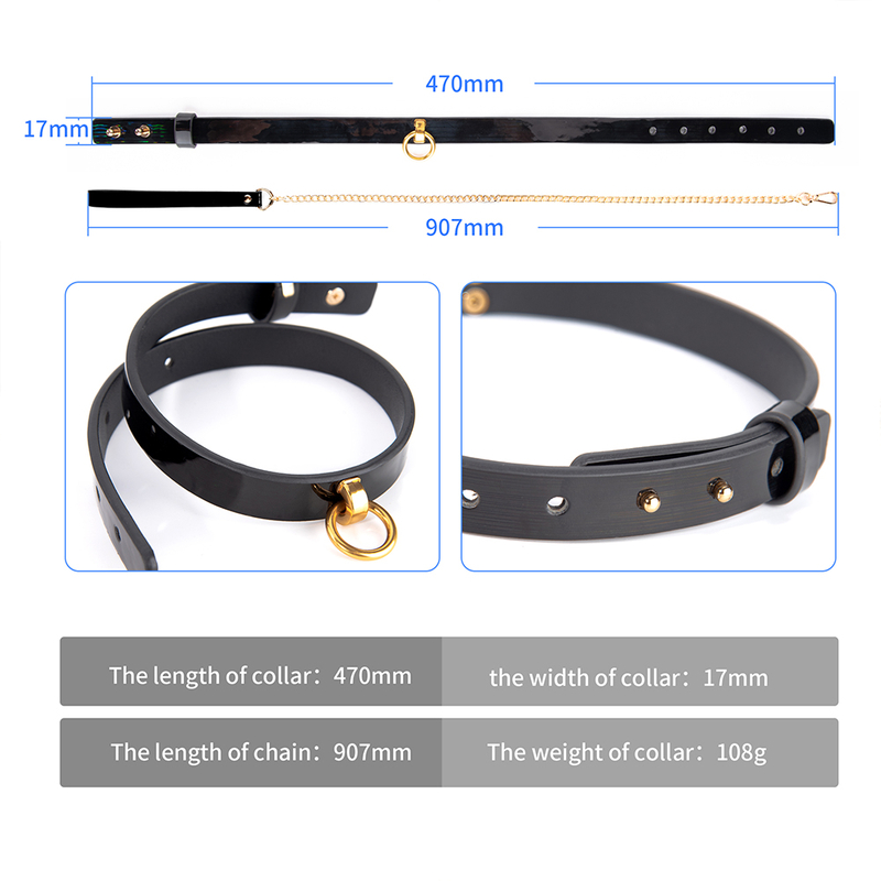 Frauen-Rollenspiel-Luxushalsband und Sexspielzeuge, verstellbare Sklavenfesseln, Produkte f&uuml;r Erwachsene, SM-Bondagehalsband f&uuml;r Paare