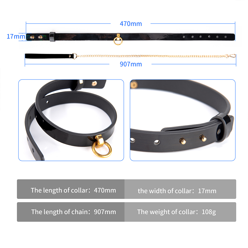 Frauen-Rollenspiel-Luxushalsband und Sexspielzeuge, verstellbare Sklavenfesseln, Produkte f&uuml;r Erwachsene, SM-Bondagehalsband f&uuml;r Paare