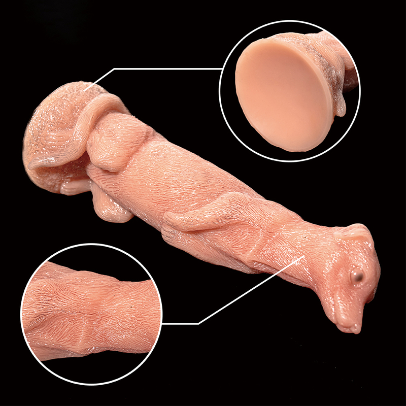 Monsterdildo, k&uuml;nstlicher Sauger, gro&szlig;er Penis, Hundedildo 