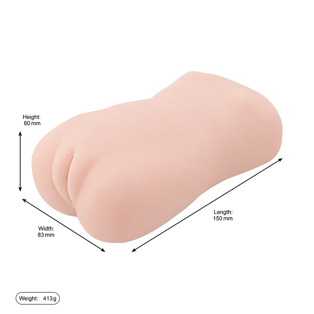  Kunstmatige Pocket Pussy Vagina Masturbatie Cup Seksspeeltje voor de mens