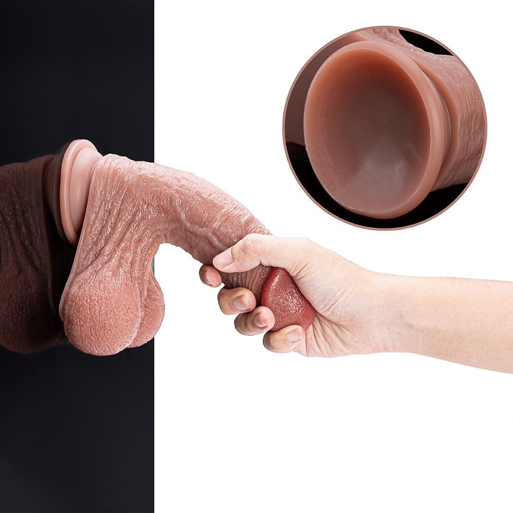 New Style Emulator Saugnapf Masturbation Realistischer Erwachsenendildo
