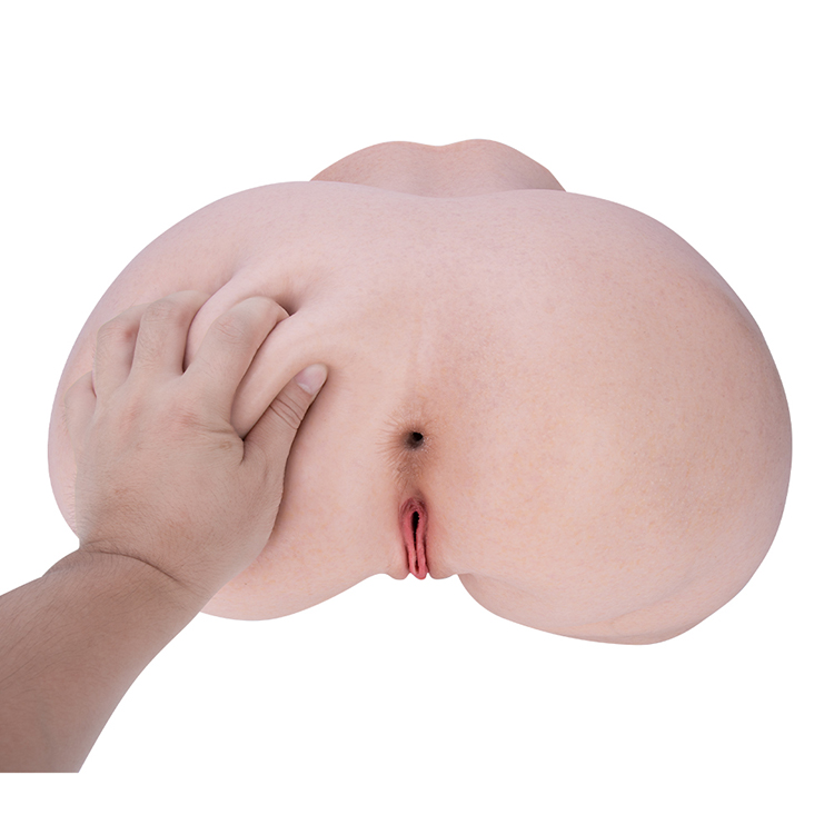 Realistica bambola del sesso del culo della figa del silicone Giocattoli realistici del doppio canale della vagina