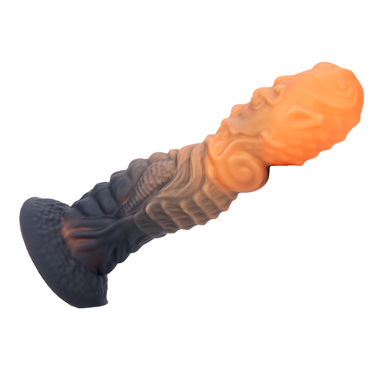 Bunter Silikon-Masturbationsspielzeugdildo im Big-Disk-Stil