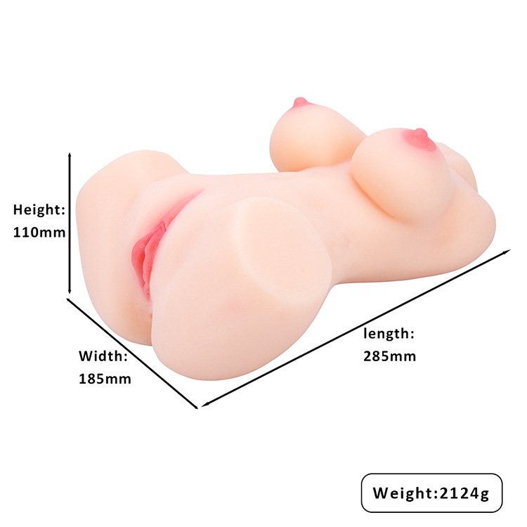 Bambola sexy del sesso del masturbatore maschio, bambola realistica del torso del sesso completo per gli uomini