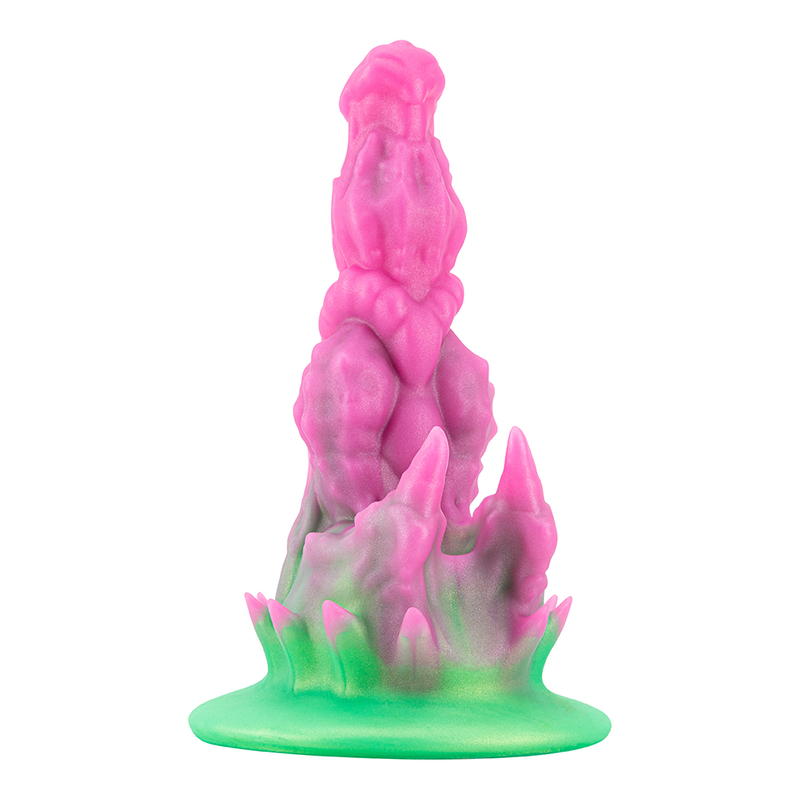 Il dildo spesso e mostruoso di Ultimate Beast con una forte ventosa e un nodo per un intenso gioco fantasy
