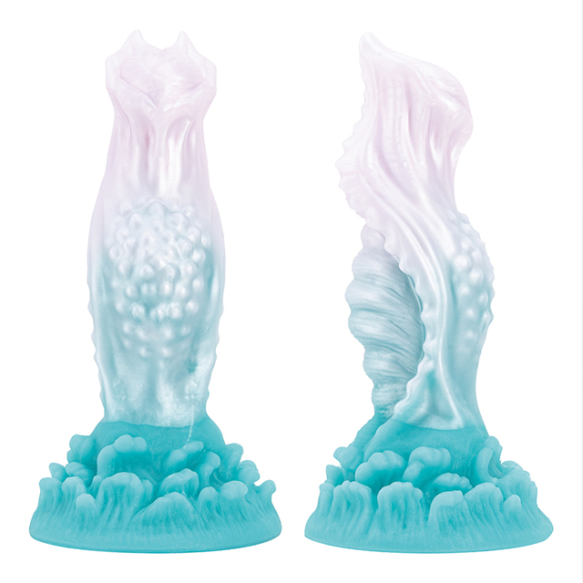 Falli fantasy in colori assortiti con enormi falli per pene di animali 