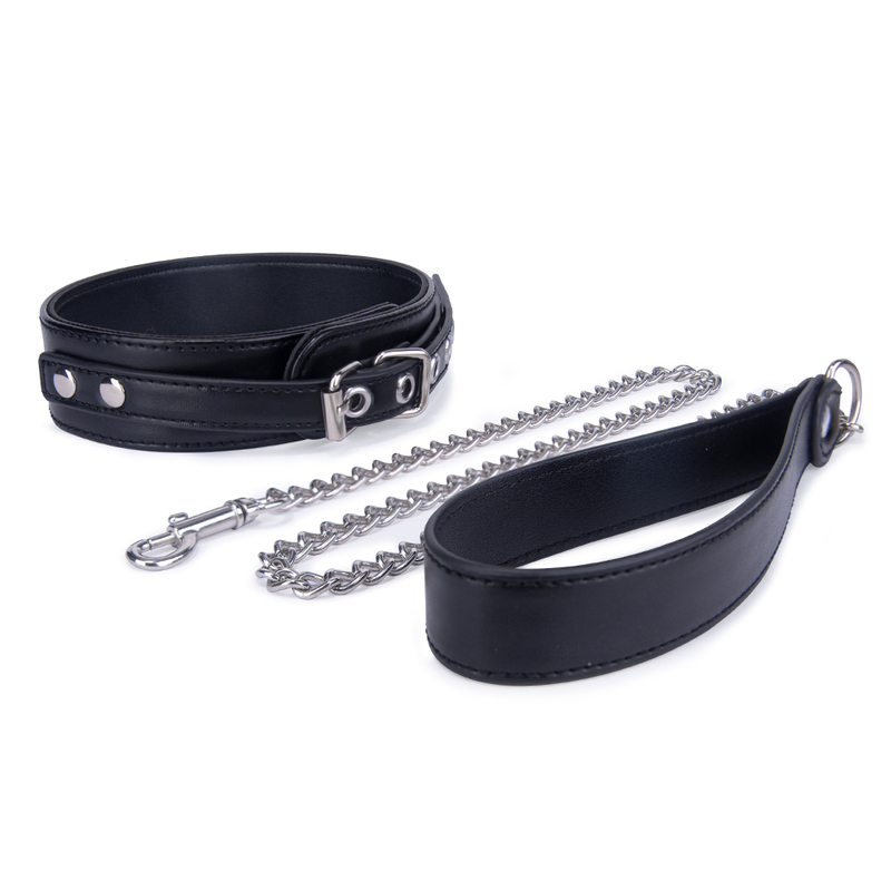Gothic-Bondage-Set f&uuml;r Frauen mit verstellbarem Halsband und Kette zum Spielen f&uuml;r Erwachsene