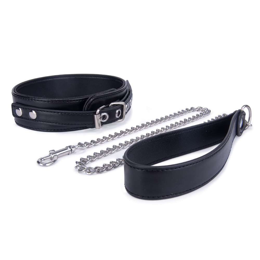 Gothic-Bondage-Set f&uuml;r Frauen mit verstellbarem Halsband und Kette zum Spielen f&uuml;r Erwachsene