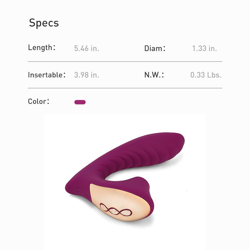 Leistungsstarker G-Punkt-Vibrator und Klitorissauger